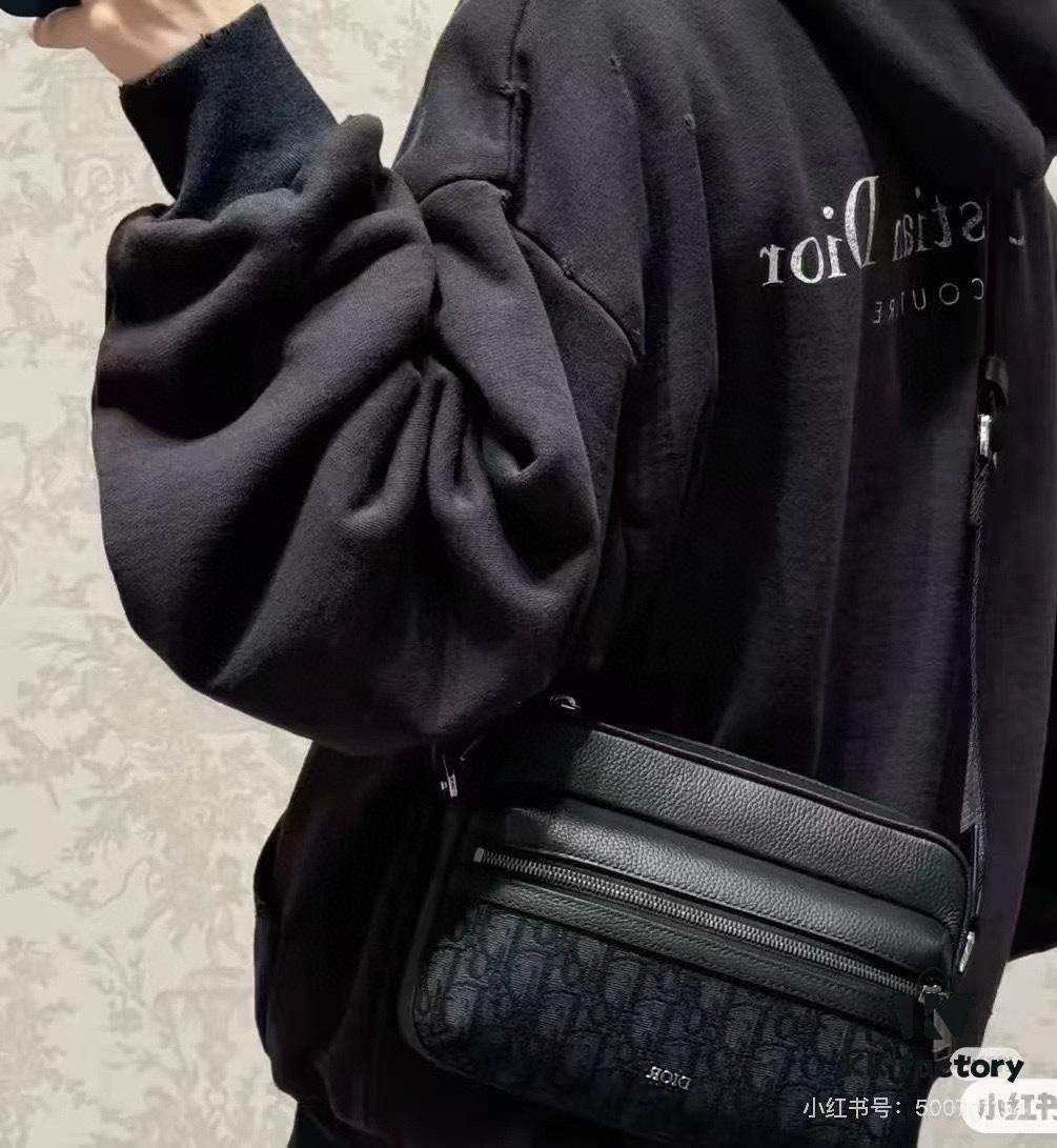 69309be46e68136f4d9aaf1f Large Dior Men's New Backpack Shoulder Bag with Box