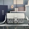 Dior Gray Black Hit the Road Bag with Shoulder Strap
