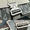 Dior Gray Black Hit the Road Bag with Shoulder Strap