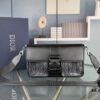69309bf36e68136f4d9aaf3b Top-Grade Original Dior Grey Black Hit the Road Shoulder Bag
