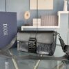69309bf36e68136f4d9aaf3c Top-Grade Original Dior Grey Black Hit the Road Shoulder Bag