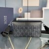 69309bf46e68136f4d9aaf3f Top-Grade Original Dior Grey Black Hit the Road Shoulder Bag