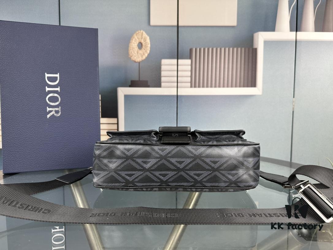 69309bf46e68136f4d9aaf40 Top-Grade Original Dior Grey Black Hit the Road Shoulder Bag