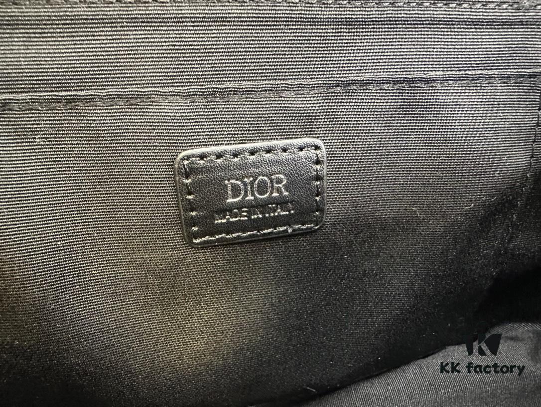 69309bf66e68136f4d9aaf43 Top-Grade Original Dior Grey Black Hit the Road Shoulder Bag