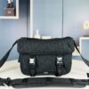 69309c086e68136f4d9aaf67 Dior Explorer Bag in Black Jacquard with Oblique Pattern, Model No. 9012