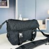 69309c086e68136f4d9aaf69 Dior Explorer Bag in Black Jacquard with Oblique Pattern, Model No. 9012