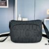 69309c096e68136f4d9aaf6a Dior Explorer Bag in Black Jacquard with Oblique Pattern, Model No. 9012
