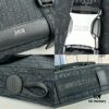 69309c0a6e68136f4d9aaf6f Dior Explorer Bag in Black Jacquard with Oblique Pattern, Model No. 9012