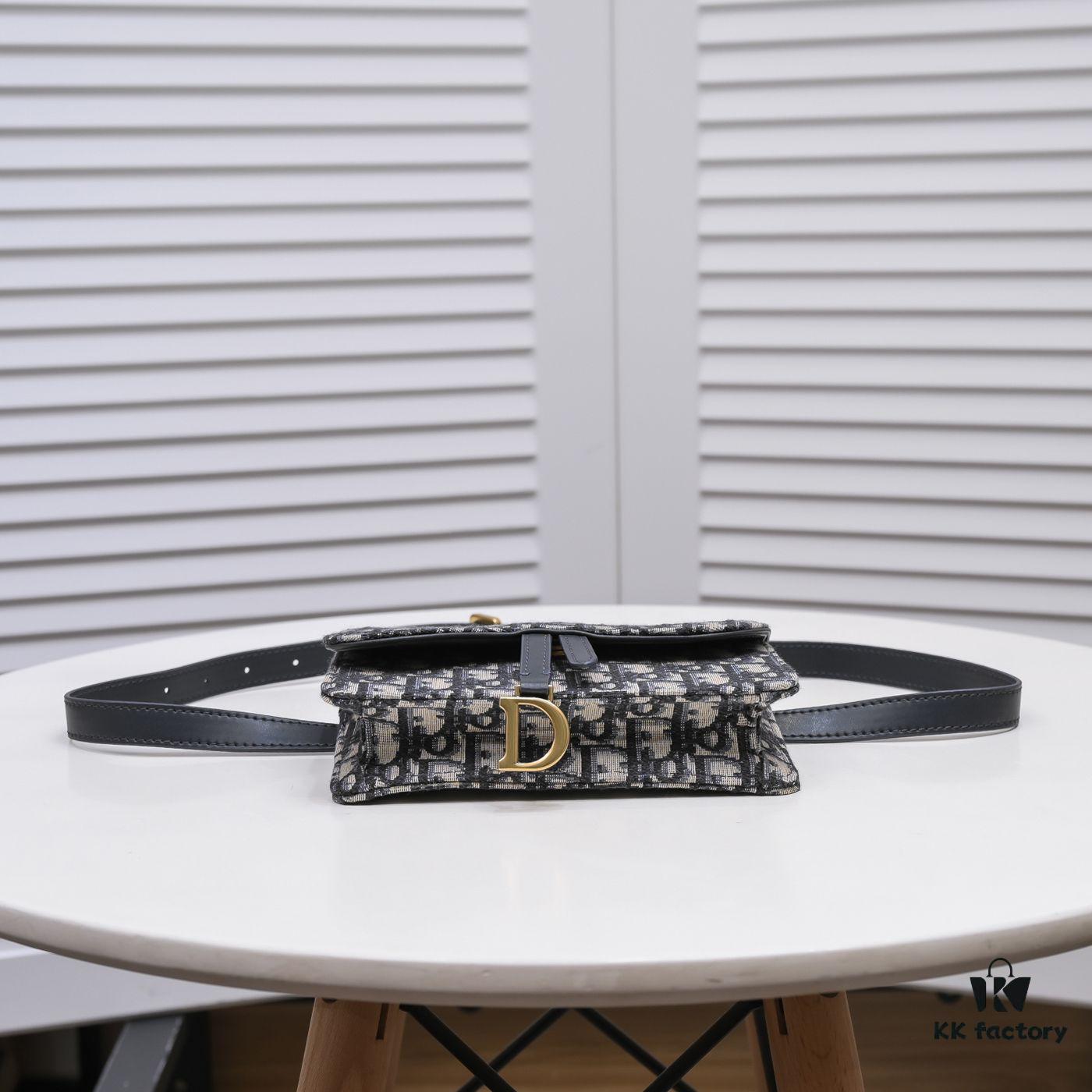 69309c416e68136f4d9aafe8 Dior Oblique Saddle Waist Bag with Box - New Canvas Fireworks Design