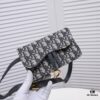 69309c436e68136f4d9aafee Dior Oblique Saddle Waist Bag with Box - New Canvas Fireworks Design