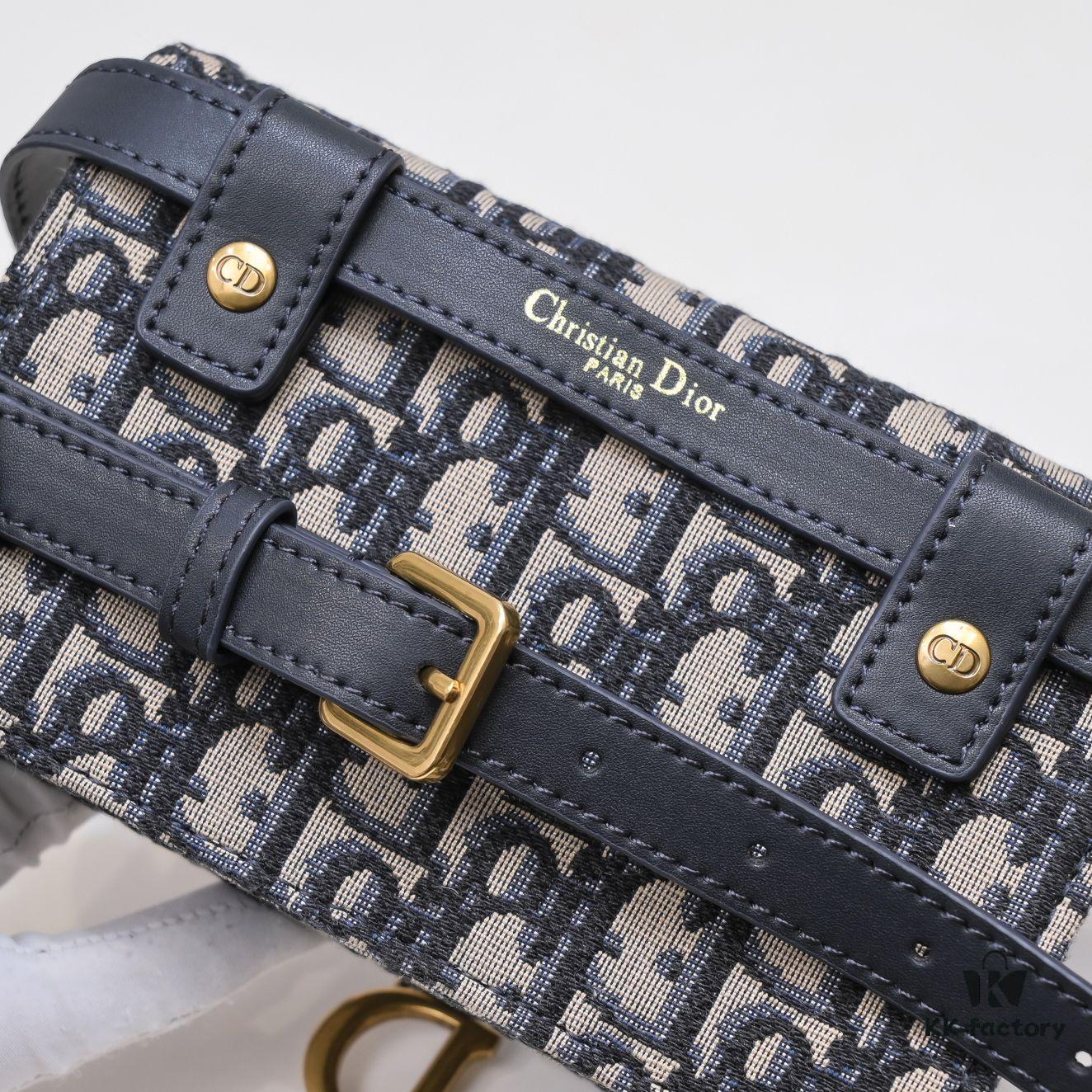 69309c446e68136f4d9aaff0 Dior Oblique Saddle Waist Bag with Box - New Canvas Fireworks Design