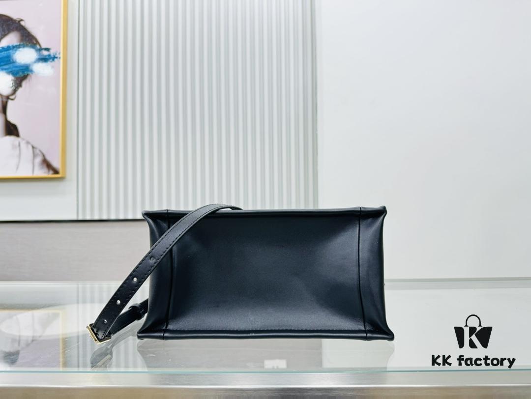 Black Calfskin Dior New Tote