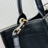Black Calfskin Dior New Tote