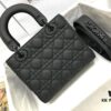 69309c526e68136f4d9ab00c Lady Dior My Four-Compartment Matte Cannage Badge Bag