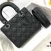 69309c526e68136f4d9ab00d Lady Dior My Four-Compartment Matte Cannage Badge Bag