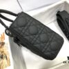 69309c526e68136f4d9ab010 Lady Dior My Four-Compartment Matte Cannage Badge Bag