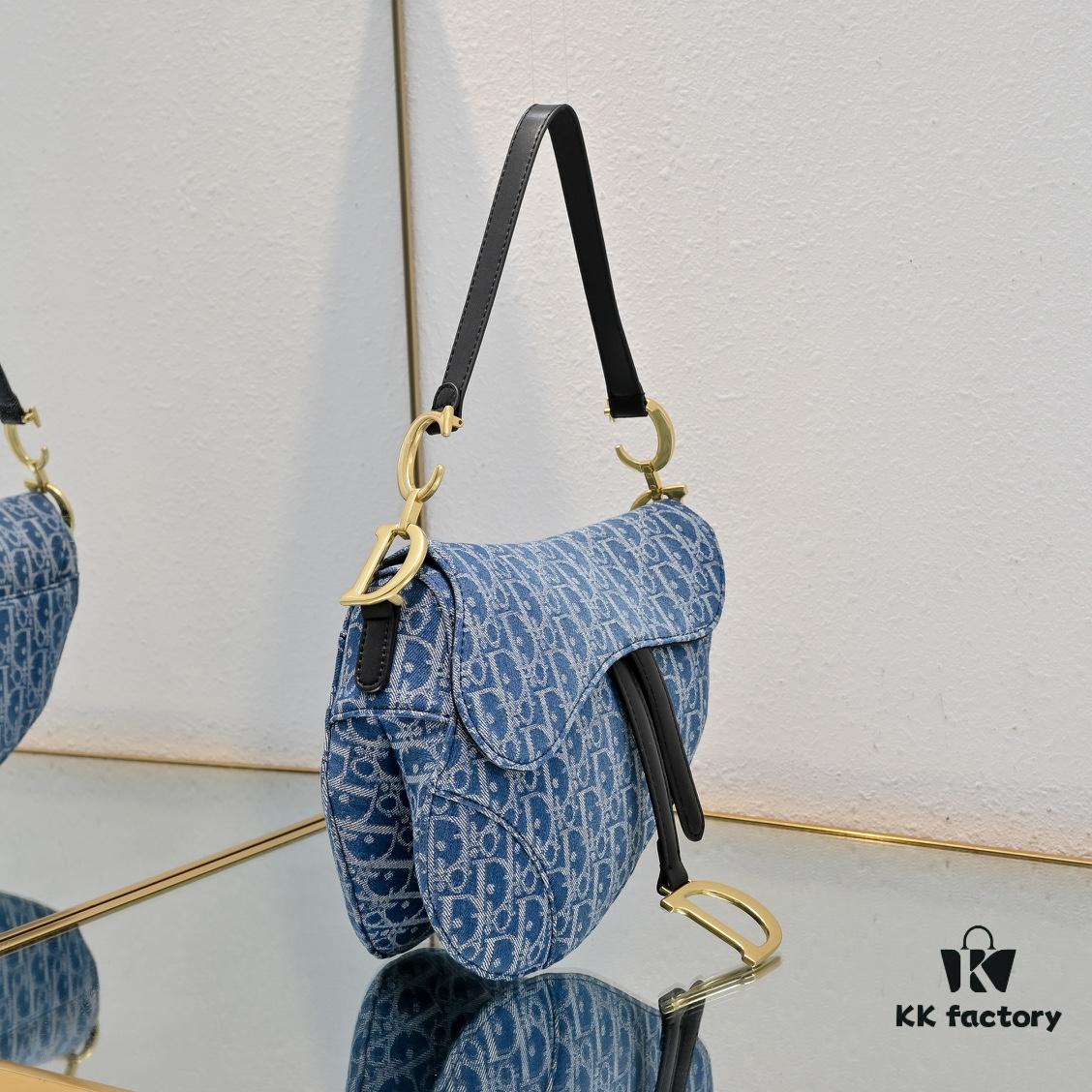 69309c636e68136f4d9ab02c Denim Saddle Bag Original Large Size