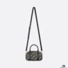 69309c686e68136f4d9ab034 New Arrival in Stock!! Dior Top Quality D-Vibe Bowling Mini Bag in Blue Oblique Print