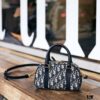 69309c696e68136f4d9ab039 New Arrival in Stock!! Dior Top Quality D-Vibe Bowling Mini Bag in Blue Oblique Print