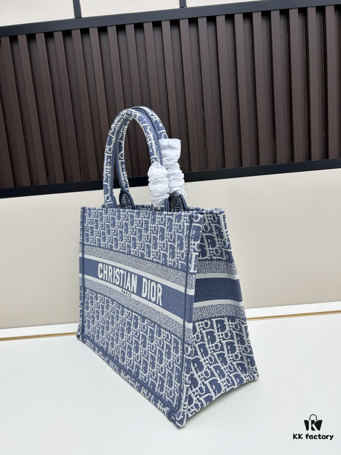 69309c976e68136f4d9ab07b Authentic Dior Book Tote, Large and Medium Size