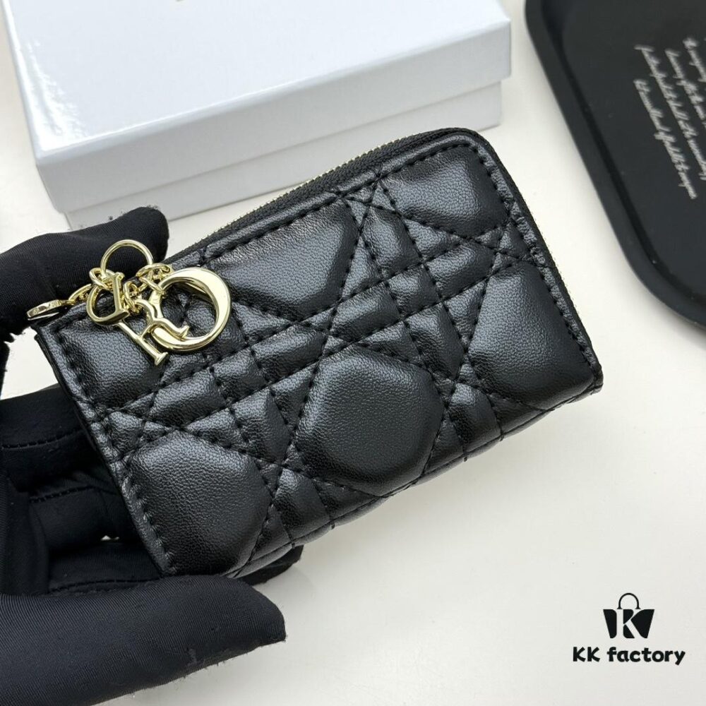 69309cac6e68136f4d9ab0a3 Dior 4778 Small Leather Goods in Black and Pink