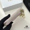 Dior 4778 Small Leather Pouch in Black and Pink