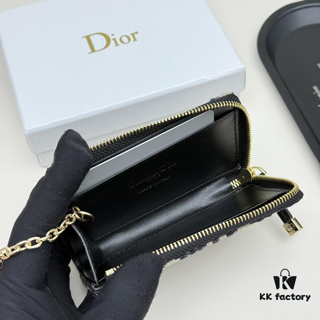 69309cb36e68136f4d9ab0b2 Dior 4779 Black and Burgundy Oblique Jacquard Canvas Wallet