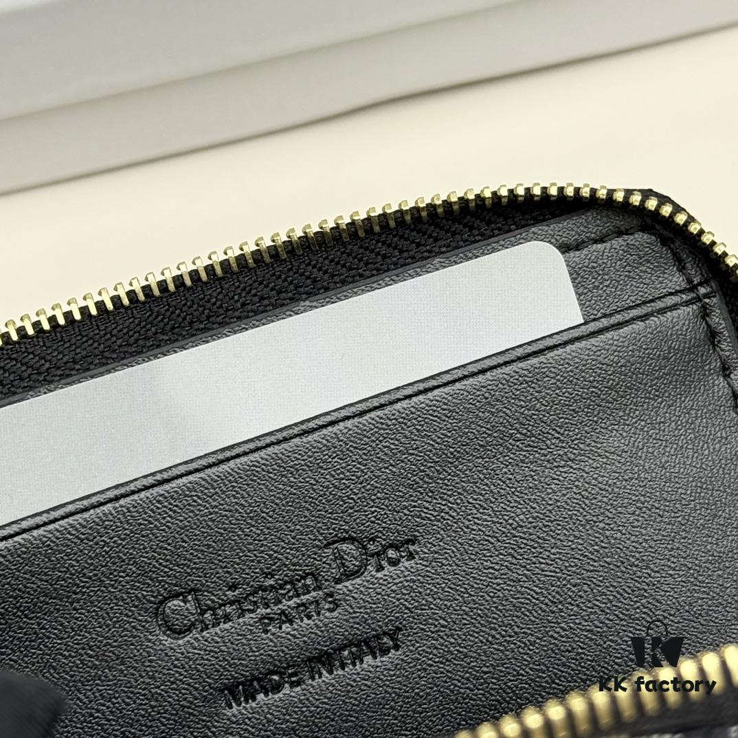 69309cb46e68136f4d9ab0b5 Dior 4779 Black and Burgundy Oblique Jacquard Canvas Wallet