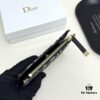 69309cb96e68136f4d9ab0bf Dior 796 Black and Burgundy Mini Wallet