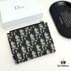 69309cb96e68136f4d9ab0c1 Dior 796 Black and Burgundy Mini Wallet