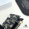 69309cba6e68136f4d9ab0c3 Dior 796 Black and Burgundy Mini Wallet