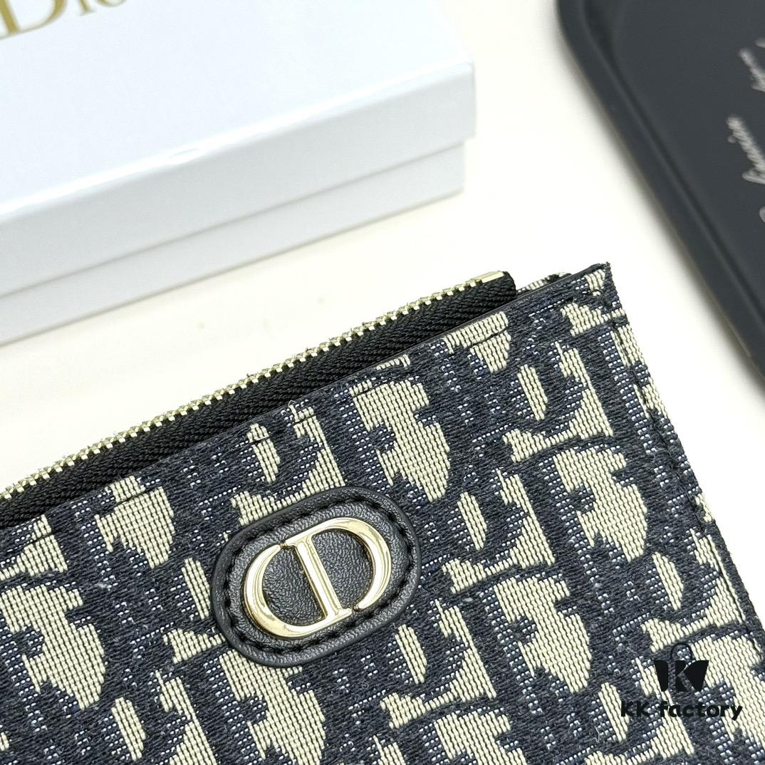 69309cbb6e68136f4d9ab0c4 Dior 796 Black and Burgundy Mini Wallet
