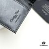 Dior 797 Black and Burgundy Small Leather Wallet