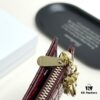 69309cc76e68136f4d9ab0dc Dior 797 Black and Burgundy Small Leather Wallet