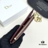 69309cc76e68136f4d9ab0de Dior 797 Black and Burgundy Small Leather Wallet