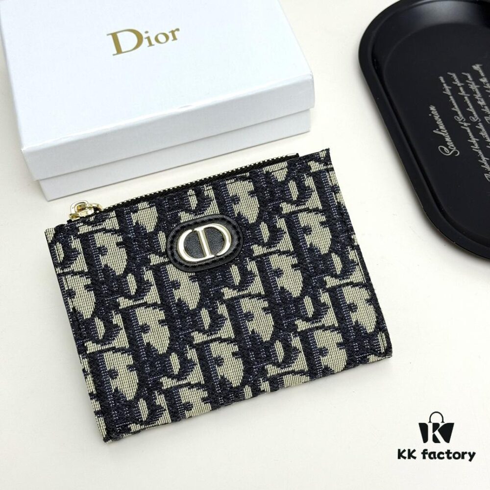 69309ccc6e68136f4d9ab0e5 Dior 796 Black and Burgundy Mini Wallet