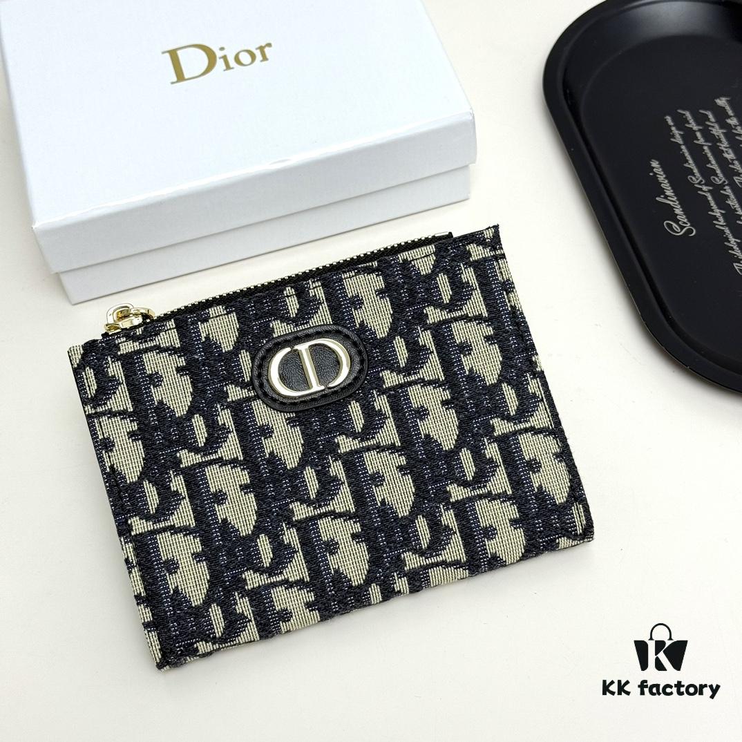 69309ccc6e68136f4d9ab0e5 Dior 796 Black and Burgundy Mini Wallet