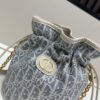 69309ce56e68136f4d9ab10e Dior Jolie Bucket Bag in Black Calfskin with Cannage Stitching, 2025 New Arrival