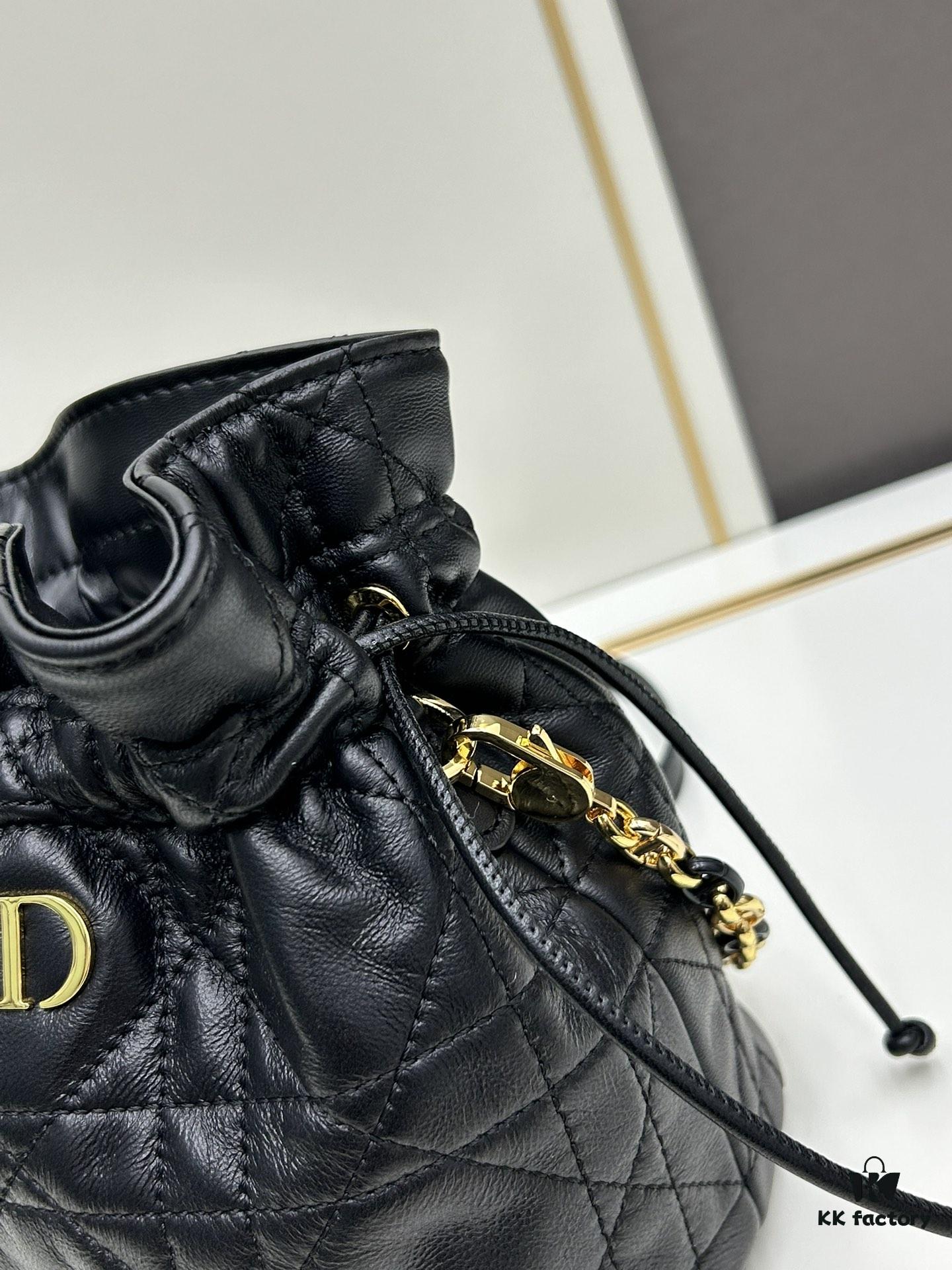 69309cea6e68136f4d9ab118 Dior Jolie Bucket Bag in Leather and Canvas, New 2025 Model