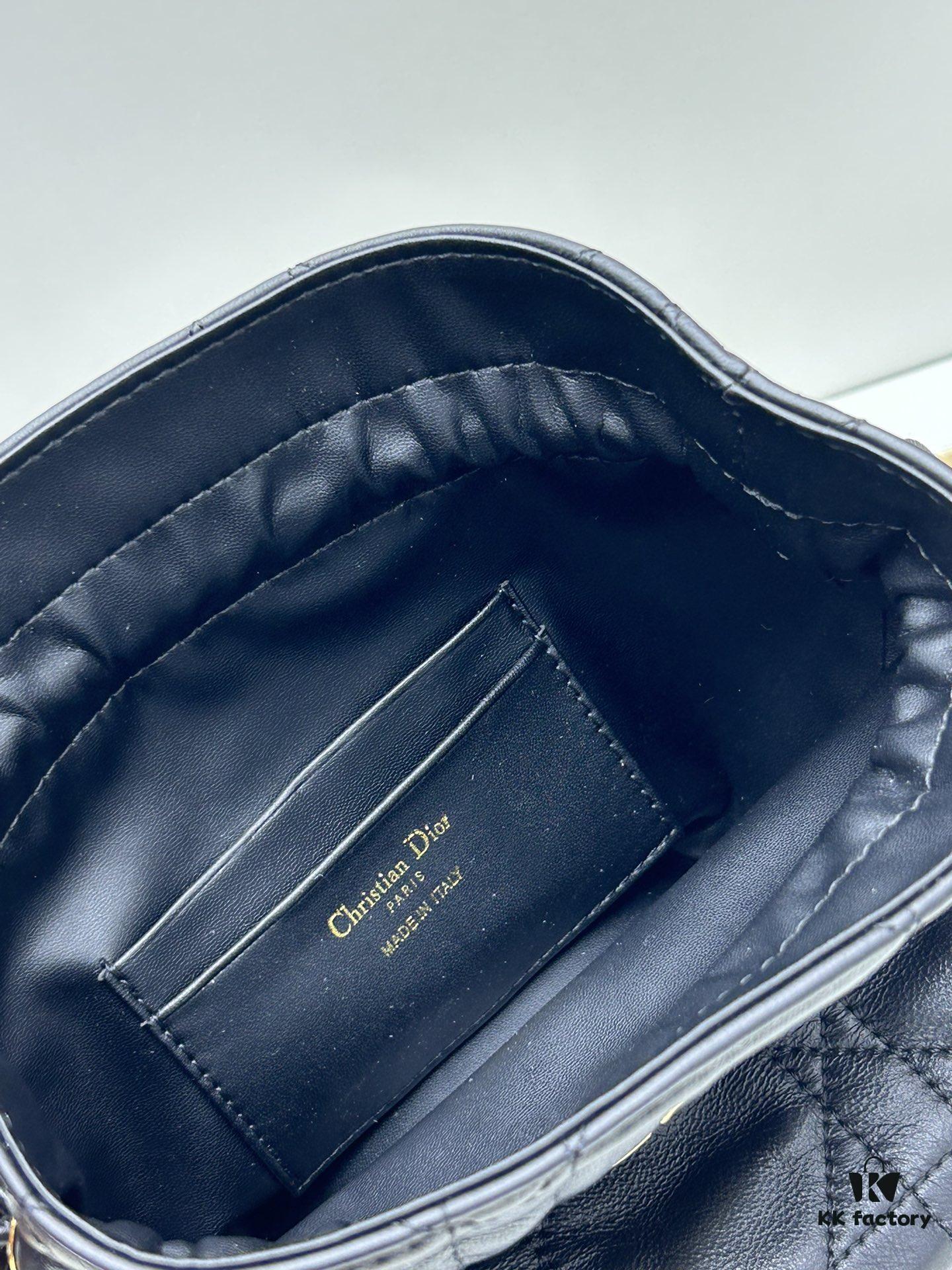 69309ced6e68136f4d9ab11b Dior Jolie Bucket Bag in Leather and Canvas, New 2025 Model