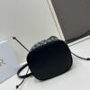 69309cfe6e68136f4d9ab136 Dior Jolie Bucket Bag in Black Calfskin with Cannage Stitching, 2025 New Arrival