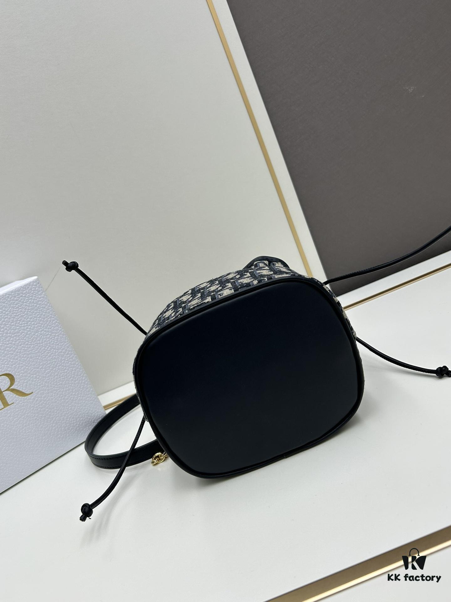 69309cfe6e68136f4d9ab136 Dior Jolie Bucket Bag in Black Calfskin with Cannage Stitching, 2025 New Arrival