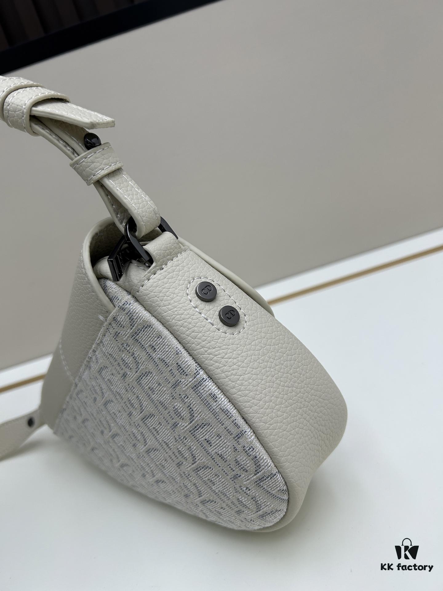 69309d176e68136f4d9ab164 Saddle Bag Reimagined with Modern Structure in Beige and Black Oblique Print