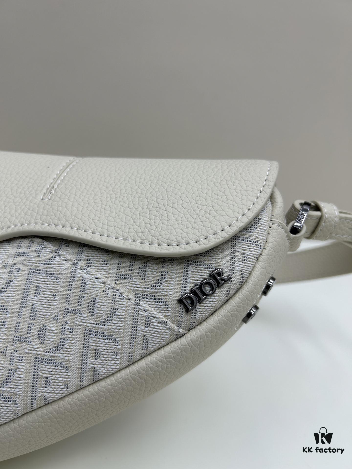 69309d186e68136f4d9ab165 Saddle Bag Reimagined with Modern Structure in Beige and Black Oblique Print