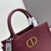 69309d6f6e68136f4d9ab1f1 Dior High-Quality New Arrival Fall/Winter Small Book Tote Bag, Full Leather Embossed Design