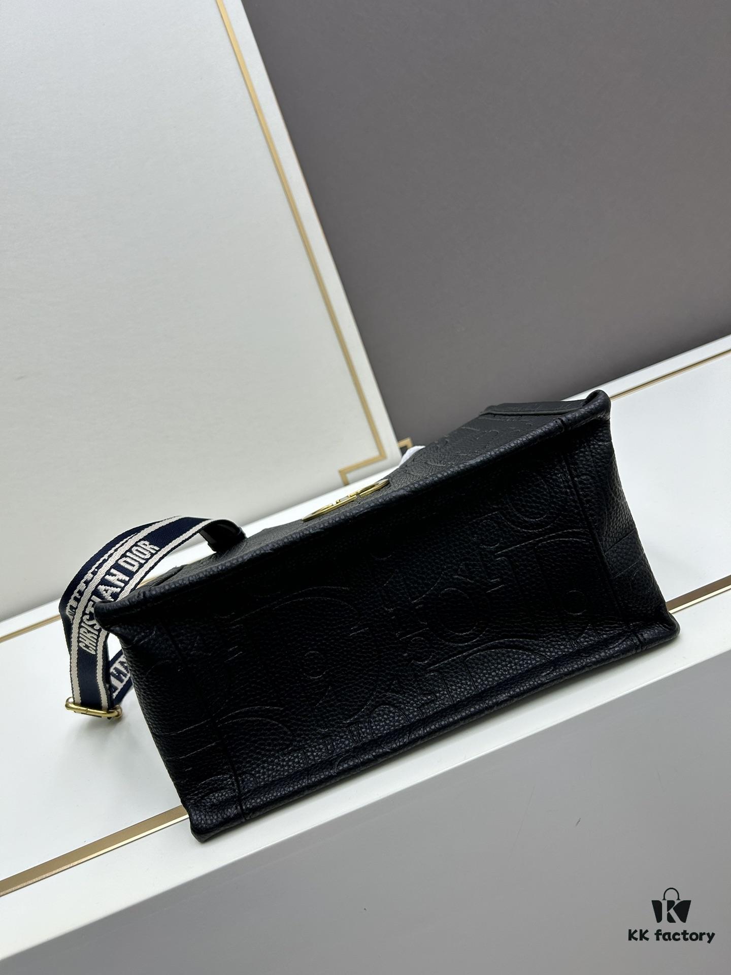 69309d746e68136f4d9ab1f8 Dior High-Quality New Arrival Fall/Winter Small Book Tote Bag, Full Leather Embossed Design