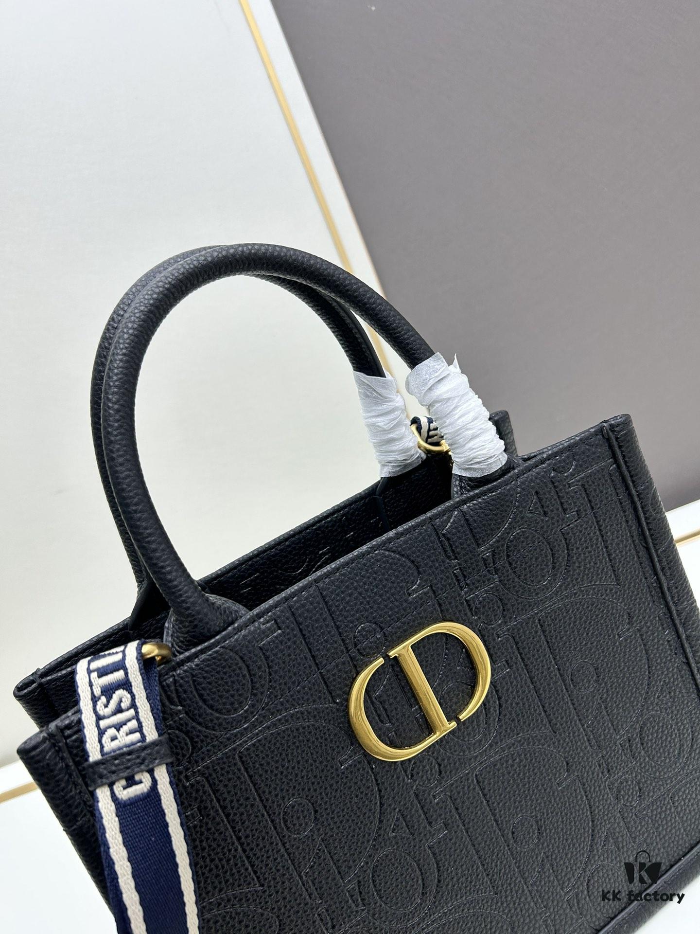 69309d746e68136f4d9ab1f9 Dior High-Quality New Arrival Fall/Winter Small Book Tote Bag, Full Leather Embossed Design
