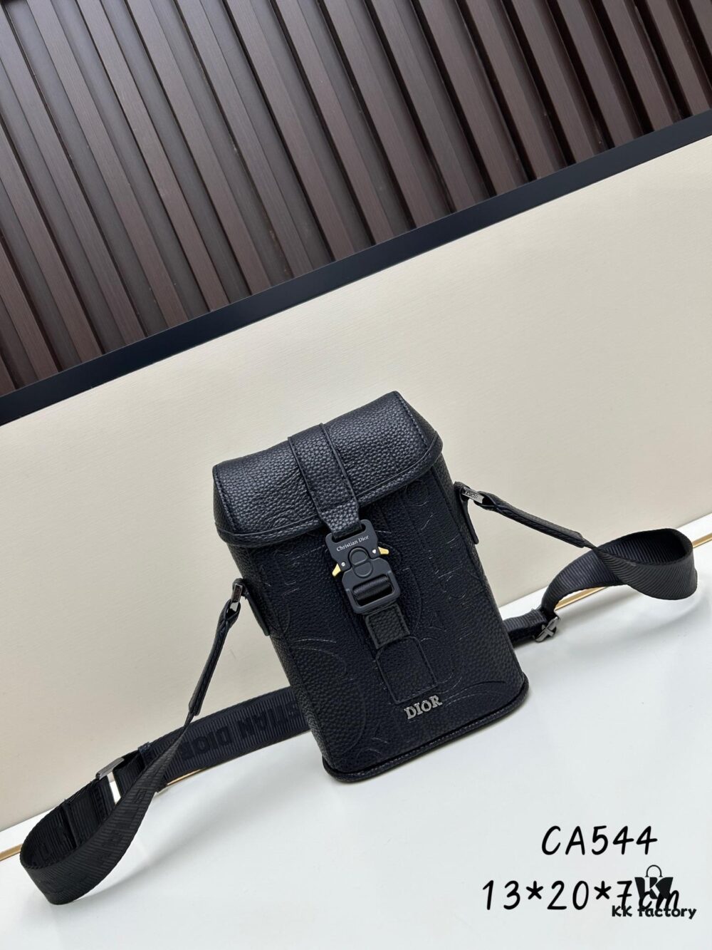 69309d866e68136f4d9ab20e Dior Hit The Road Summer 2025 New Arrival Vertical Flip Messenger Bag in Black Oblique Print