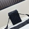 Dior Hit The Road Vertical Flap Messenger Bag in Black Oblique Print Fabric