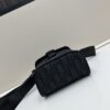 Dior Hit The Road Vertical Flap Messenger Bag in Black Oblique Print Fabric